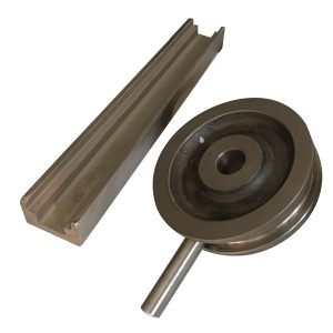 CONFORMADOR Y COLIZA 25X25 MM CAÑO CUADRADO P/DOBLADORA MODELO A2 CARISIO