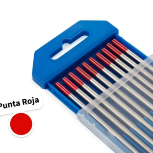 ELECTRODO DE TUNGSTENO PUNTA ROJA - CAJA X10 UNIDADES | CARISIO