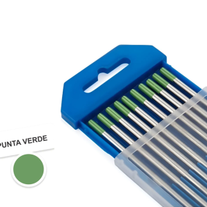 ELECTRODO DE TUNGSTENO PUNTA VERDE - CAJA X10 UNIDADES | CARISIO