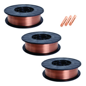 ALAMBRE MIG MAG ER70S-6 COBREADO - 3 ROLLOS 5KG | CARISIO